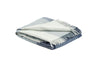 Blue and White Plaid Throw Blanket 73 Inch Height