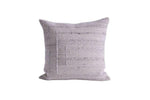 Woven Fibre Square Cushion Grey Juniper Pattern – 20"x20" Height Indoor Pillow By Auskin
