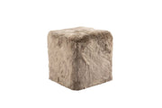 Longwool Sheepskin Cube Ottoman 20
