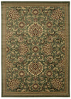 Radici Castello Rectangular Indoor Rugs/Runner, Ivory, Sage