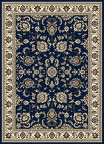 Radici Alba Rectangular Indoor Rugs/Runner, Denim