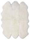 Luxury Natural Sheepskin Rug with Long Pile