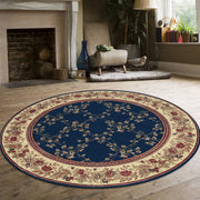 Radici Como Rectangular/Round Indoor Rugs/Runner, Navy