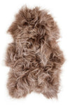 Textured Natural Sheepskin Accent Rug