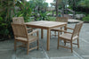 Anderson Teak Set-106C Windsor Rialto Armchair 5-Pieces Dining Set
