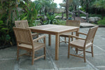 Anderson Teak Set-106C Windsor Rialto Armchair 5-Pieces Dining Set