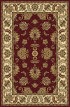 Radici Noble Rectangular Indoor Rugs/Runner, Burgundy