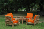 Anderson Teak Set-114 Brianna Bahama 6-Pieces Deep Seating Armchair Set