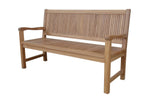 Anderson Teak BH-2059 Chester 3-Seater Bench, Natural