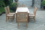 Anderson Teak Set-14 Bahama Chicago 7-Pieces Dining Set Chair B