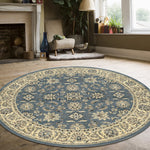 Radici Alba Rectangular/Round Indoor Rugs/Runner, Greyblue