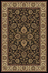 Radici Noble Rectangular Indoor Rugs/Runner, Black