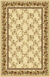 Radici Noble Rectangular Indoor Rugs/Runner, Ivory