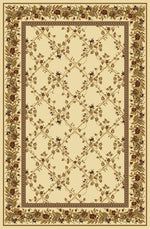 Radici Noble Rectangular Indoor Rugs/Runner, Ivory