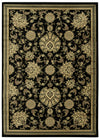 Radici Castello Rectangular Indoor Rugs/Runner, Black