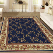 Radici Como Rectangular/Round Indoor Rugs/Runner, Navy