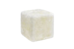 Longwool Sheepskin Cube Ottoman 20