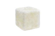 Longwool Sheepskin Cube Ottoman 20