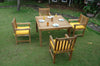 Anderson Teak Set-101A Windsor Classic Armchair 5-Pieces Dining Table Set