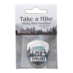 Trail Hiking Badge Assortment – 60 Walking Stick Medals 14.25" by Manual Woodworkers