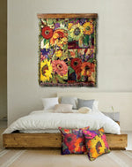 FLOURSACK Floral Workshop Sunflowers – Stylish and Durable Cushion