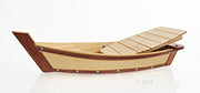 Wooden Serving Tray – 3.37 in – Small Sushi Boat Handmade for Dining