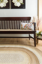 Natural Oval Braided Jute Rug – 45" by Earth Rugs