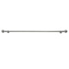 CommonWealth Home Fashions Blackout Curtain Rod Extendable 72"-144" Nickel
