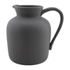 Sagebrook Home 17052-03 Ceramic, 7" Pitcher Vase, Gray