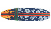 Beach House Runner Rug – Hawaiian Surf Design in Navy Blue