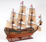 Wooden Dutch Ship Model – 26 in Friesland Design – Maritime Home Decoration