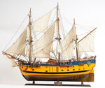 HMS Endeavour Painted Ship Model – 32" Handcrafted Wood – Admiral Line By Old Modern Handicrafts
