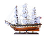 Nautical Decor - USS Constitution Wooden Model Ship with Full Sails