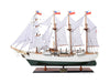 Esmeralda Painted Admiral Line – 24.75" Handcrafted Wooden Ship Model