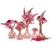 1. Pink Swirl Glass Vase Set for Tabletop Styling and Floral Displays by [Brand Name]