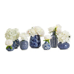 Blue and White Accent Vases Set
