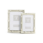 1. Silver Faux Bamboo Frame Set for Wedding and Housewarming Gifts by [Brand Name]