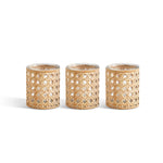 Decorative Glass Vases and Candleholders Set