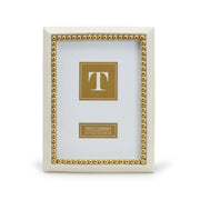 Gold Photo Display Frame - Beaded Resin Detail