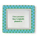 Set of 6 Porcelain Quote Trays