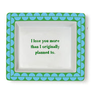 Set of 6 Porcelain Quote Trays