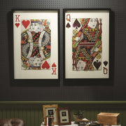 Game Room Playing Card Wall Art Set