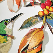 Hummingbird Decorative Wall Art Set of 2 With Textured Paper Details and Colorful Design by [Brand Name]