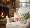 Throw Pillow – Berry Christmas Design – Climaweave Polyester, 18"x13"