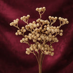 Christmas Sparkling Gold Berry Spray Set of 6 – 23