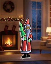 Santa with Pine Tree