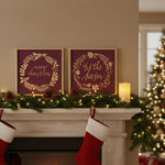 Christmas Wall Frame Set (2) 15.75