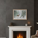 Woodland Deer Wall Print