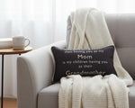 Cozy Throw Pillow 12.5x8 Inch – The Only Thing Better Than Being a Grandmother by Manual Woodworkers