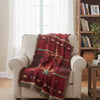 50x60 Inch Flame Tapestry Throw – Cotton Rayon Blend Accent Blanket